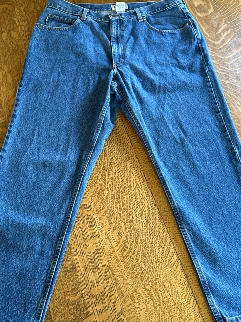 L.L. Bean Men's Straight Fit Blue Denim Jeans